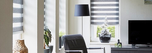 Duo rolgordijnen op maat